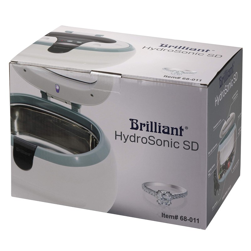 Brilliant HydroSonic SD Ultrasonic Cleaner, White