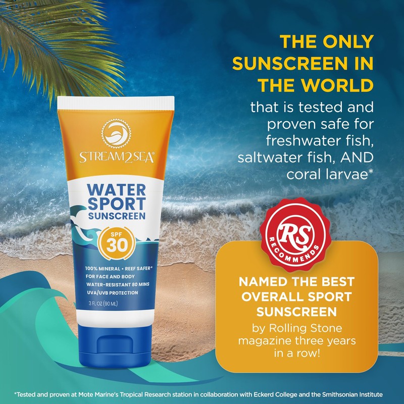Stream2Sea Sunscreen for Body Sport SPF 30