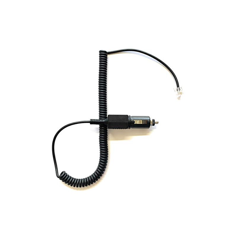 DCPOWER Coiled Power Cord Compatible Replacement for Escort iXc Laser