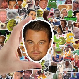 通用 Stickers for Trendy Meme(100 Pcs) Funny Meme Vinyl Stickers Pack for Adults,DIY Decorfor Laptop,Phone,Water Bottles,Computer, Bumper Wall (Meme)