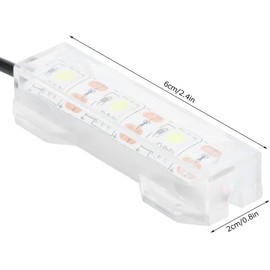 Ymhapp Blue Light Small Aquarium Led Light, Multicolor Led Fish Tank Light for Freshwater Plants Aquarium Accessories, Fish and Aquatic Pets Supplies