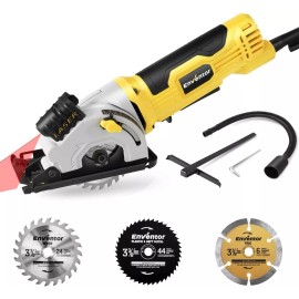 Enventor Mini Plunge Saw 4.8A Circular Laser 3-3/8'' Corded #76601L