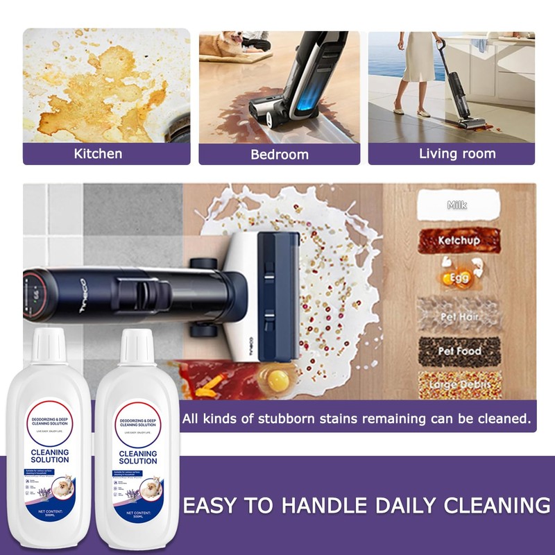2 Packs Floor Cleaner Lavender Scent Compatible with Tineco Cleaning