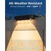 VOLISUN Solar Deck Lights 20 Pack, Warm White Glow LED