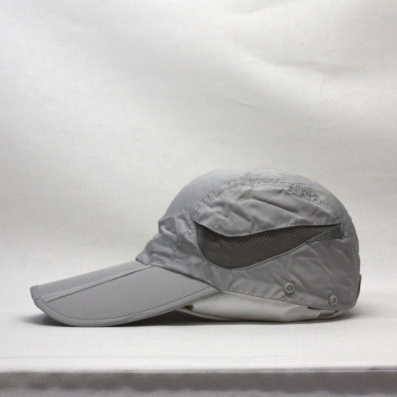 Plain Pro Cool Mesh High Visibility UV Folding Baseball Cap