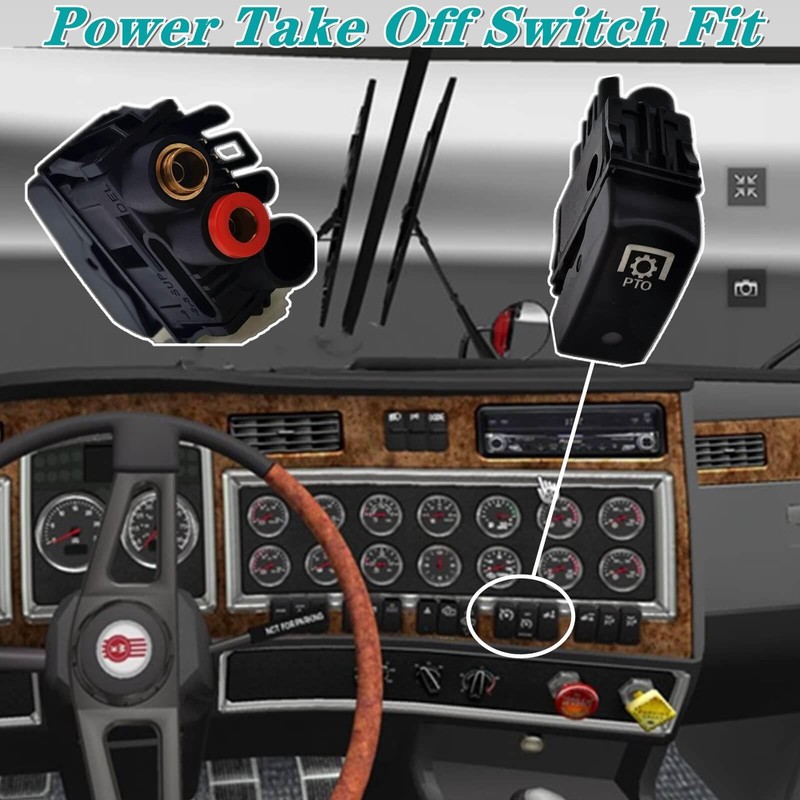 PTO Switch G90-1066-09, Fit for Kenworth W900 2013 2014 2015,