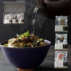 Yamashiro Bussan Ochazuke Premium Gift Seafood Gourmet [Special Ochazuke "Delicious Layered"] 3 Meals (gold snapper snapper clams, clams, roasted moon)), Made in Japan (supervised by Chashiji