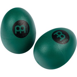 Meinl Percussion ES2-GREEN Set of Two Plastic Egg Shakers, Green