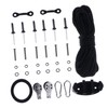 GANAZONO 1 Set Kayak Anchor Trolley Kit Durable Rope Flush