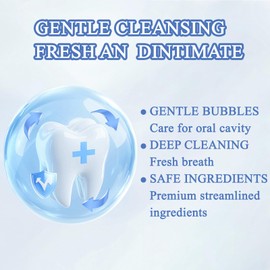 Hydroxyapatite Toothpaste UK, Nano 7.5% Hydroxyapatite Toothpaste Fluoride Free Formula for Sensitive Teeth Repairing Tooth Enamel with Gentle Mint