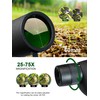 Spotting Scope Monocular Telescope High Magnification HD 25-75x60 Variable Multiplier
