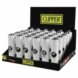 CLIPPER REFILLABLE METAL LIGHTER 8 BALL 6 PACK / 30 PACK (FREE SHIPPING) - 6 PACK