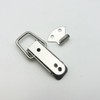 Latch, Stainless Steel Spring Loaded Toggle Latch, Silver Catch Hasp