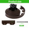 2" x 33FT Landscape Edging Kit, Garden Edging Coil Comes