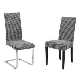 BEAUTEX Set of 2 Universal Stretch Chair Covers, Bi-Stretch Covers, Choice of Motif and Colour