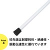 White Cane Folding Telescopic Cane, Long Type, For Visually Impaired