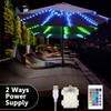 Patio Umbrella String Lights with 16 Color Changing and 12
