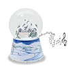 Snow Globe Christmas Music Box | Winter Landscape Mountains |