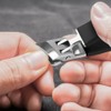 Pack of 2 Curved Nail Clippers, Angled Nail Clippers, Nail