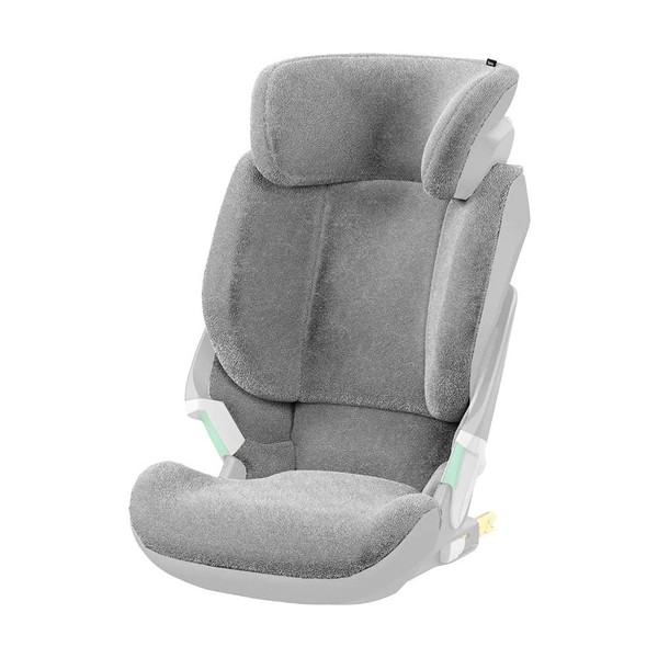 Maxi-Cosi Kore Toddler Car Seat Cover, Car Seat Protector, Breathable Summer Cover for Kids Car seat, Keeps Car Seat Clean and Intact, 100% Cotton, Fresh Grey (light grey)