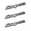 Snap-on 3PCs SNAP-ON TOOL BOX LOGO EMBLEM Chrome Silver Badge