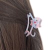 1Pc Brown Cat Hair Claw Clips, French Style Barrettes hair