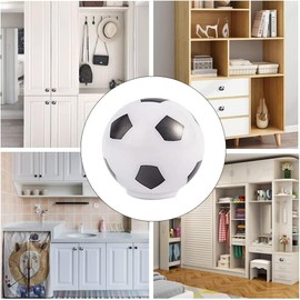 JINTANG Pack of 12 Football Chest of Drawers Knobs, Football Furniture Knobs, Drawer Knobs for Cupboard, Furniture Knob Made of ABS for Children's Furniture Knobs, Chest of Drawers Knobs, Door Knobs