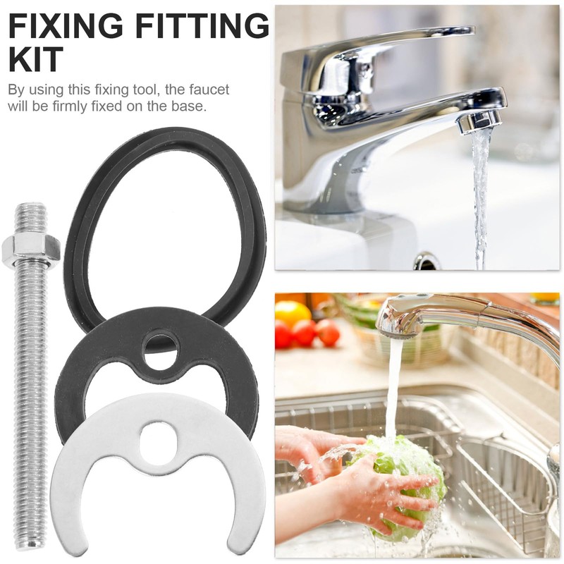 DOITOOL Faucet Fixing Bracket 1 Set Faucet Mounting Nut and