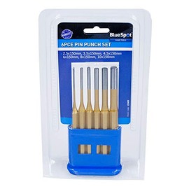 Blue Spot Tools 22449 B/SPOT Gold Pin Punch (6-Piece)