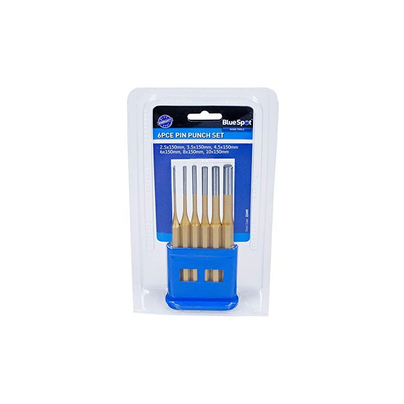 Blue Spot Tools 22449 B/SPOT Gold Pin Punch (6-Piece)