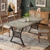 GarveeHome 70.8 Inch Dining Table 4-6 Person, Kitchen Table with