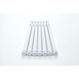 elitegrips TD50 Golf Grips, Set of 7, Silver White, No Backline