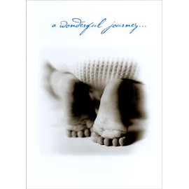 Baby's Feet New Baby Card