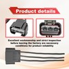 Dunviku Blower Motor Cooling Fan Resistor, Pigtail Connector Compatible with