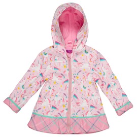 Stephen Joseph Raincoat, Pink Unicorn, 7T/8T