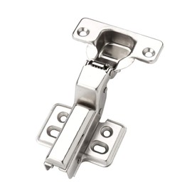 Txinmin Home Cabinet Hinges, 110 Degree Soft Closing Inset Door Hinge for Frameless Face Frame, 3 Pack