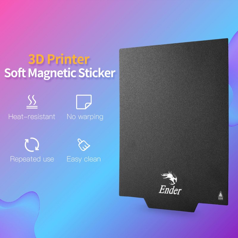 Ender 3 Build Plate Ultra Flexible Removable Magnetic Build Surface