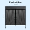 190 * 165cm Magnetic Car Tailgate Mesh Screen, Breathable Camping