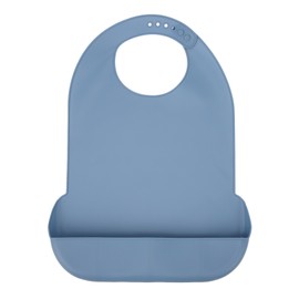 Adult Bibs for Elderly Silicone Adjustable Waterproof Washable Adult Bibs with Crumb Catcher for Men Women