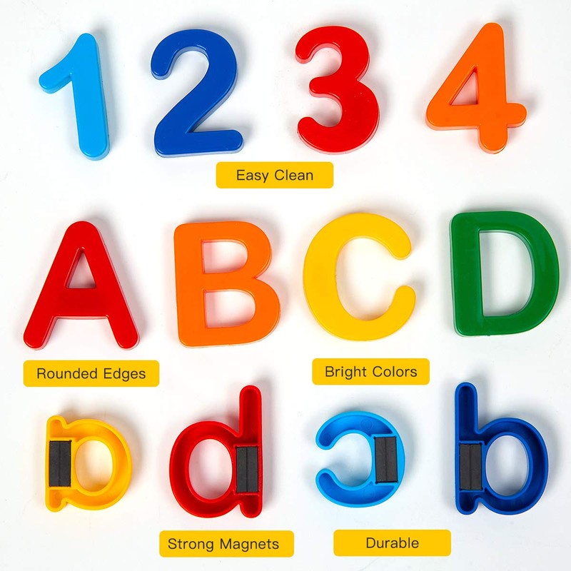 115 PCS Magnetic Letters and Numbers for Children Magnetic Alphabet