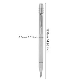AILOOCEDI Glass Carving Tool, Engraving Pen, Ceramic Scorer, Strong Magnetic Writing Pen, Knurled Aluminium Handle, Tungsten Carbide Tip for Glass Ceramics, Tempered Steel