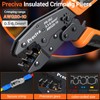 Preciva Insulated Crimping Tool Set with Storage Case, Ratcheting Wire