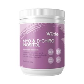 Myo & D-Chiro Inositol 40:1, Suplemento en Polvo, con Ácido Fólico, Vitamina D3 y Zinc, 200 g