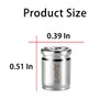 TSUGAMI Tire Valve Stem Cap, Anti-Theft Design Zinc Alloy Stem