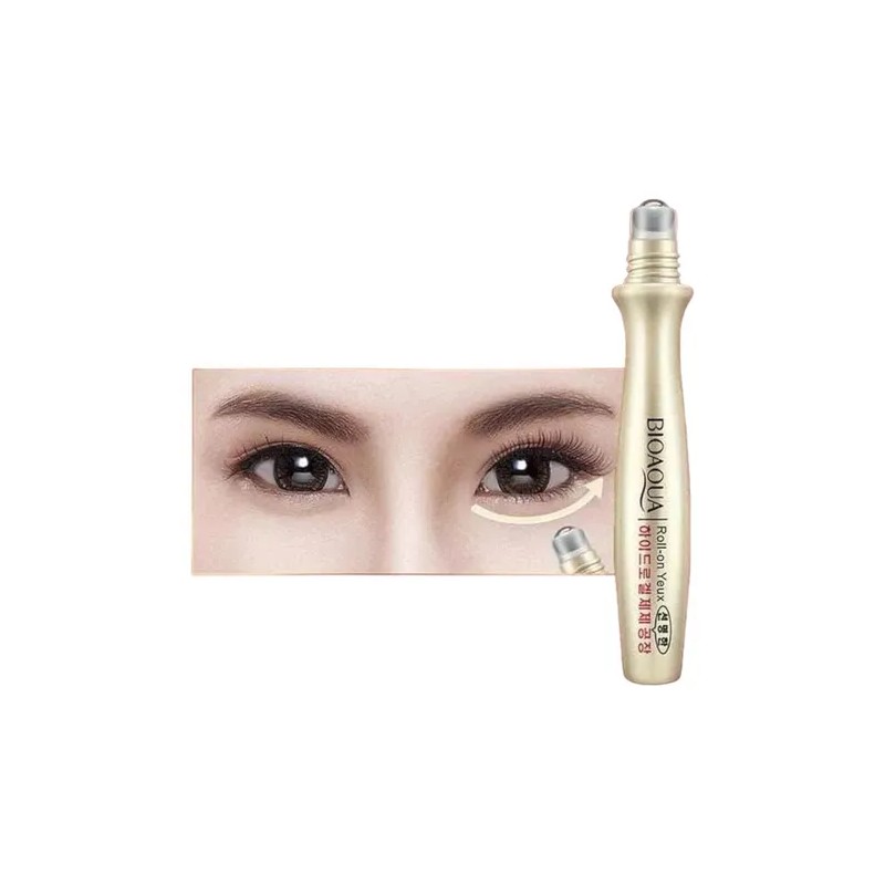 "Roll-On Bioaqua para Ojeras – Hidratante, Antiarrugas y Refrescante |