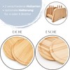 JOWE Round Wooden Kitchen Chopping Board in Oak | Oak