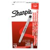Sharpie Permanent Markers, Ultra Fine Tip, Black, 12 Count -