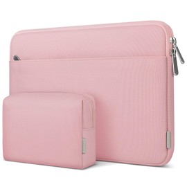 Inateck 13 Inch Laptop Case, Laptop Sleeve Bag Compatible with 13 inch Macbook Air/Pro M1/M2/M3 13.3 inch and 13.6 inch, Surface Pro 11/10/9/X/8/7/6/5/4/3 - Pink