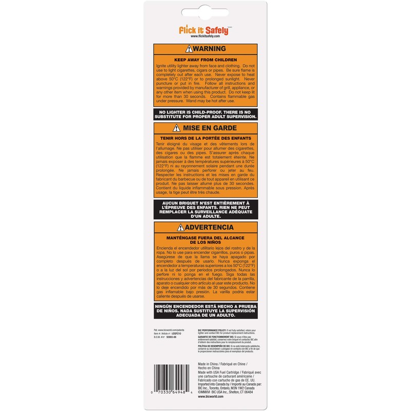 BIC Multi-purpose Classic Edition Lighter, Assorted Colors, 2-Pack