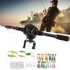 Fishing Rod and Reel Combos Carbon Fiber Telescopic Fishing Pole